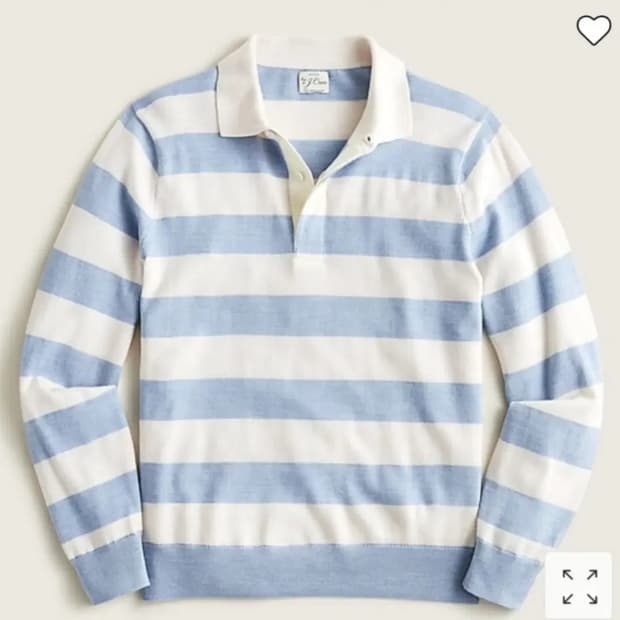 제이크루 Jcrew 메리노 울 럭비티