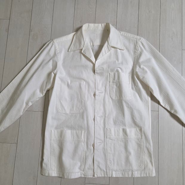 Ring jacket 화이트 헤링본 초어자켓