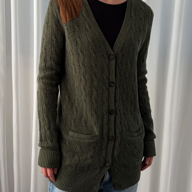 [M]폴로 랄프로렌 캐시미어 여성 케이블 니트 가디건