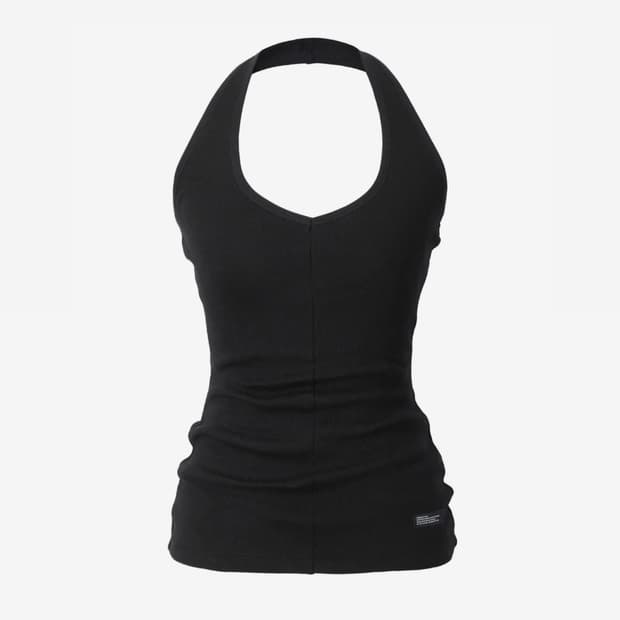 이네기 Tactile Halter Sleeveless 블랙