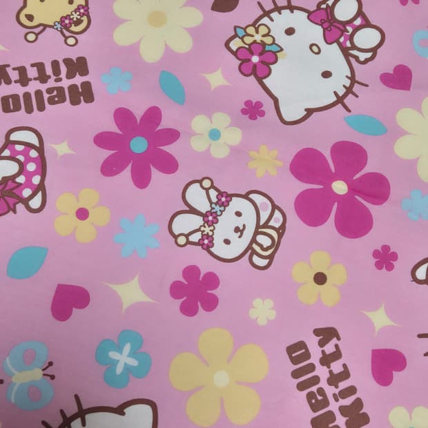 고전 빈티지 산리오 헬로키티 이불 커버