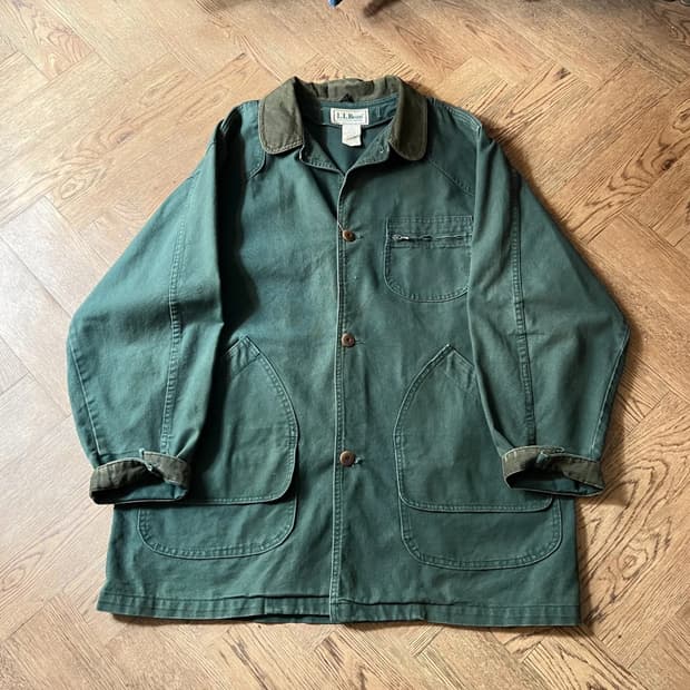 [XL]90's 엘엘빈 Made in USA 빈티지 그린 헌팅 자켓