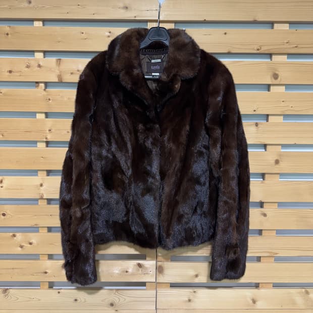 블랙그라마 밍크 자켓