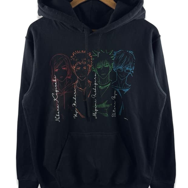 주술회전 부틀렉 프린팅 후드티2685