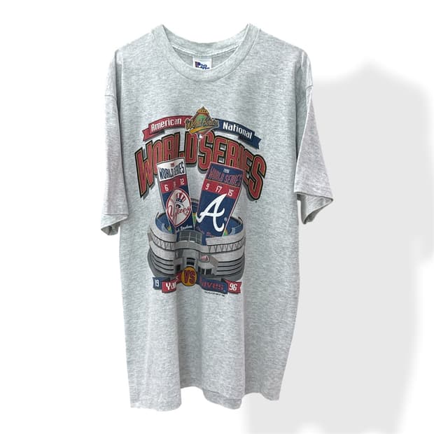 90s MLB 월드시리즈 그래픽 빈티지 티셔츠