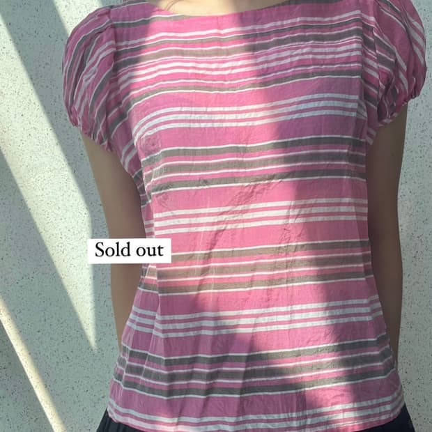 빈티지 블라우스