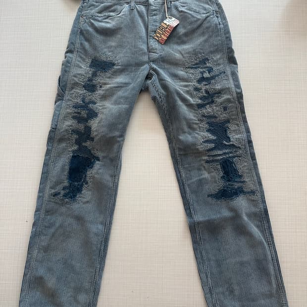 RRL 디스트레스트 코듀로이팬츠