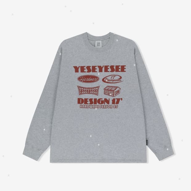 Y.E.S Hardware L/S Grey