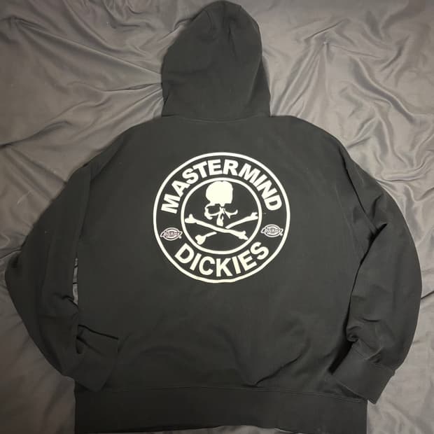 마스터마인드 X 디키즈 후드 블랙