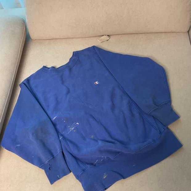 90s champion painted damaged sweatshirts