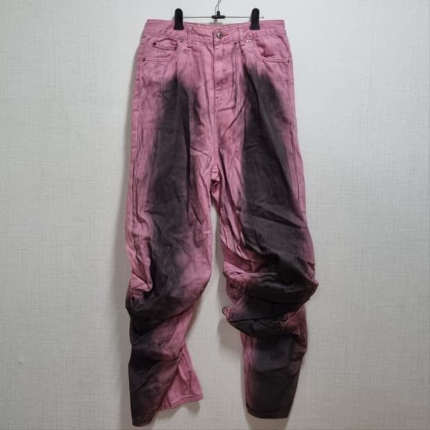 ( 30인치 ) 와이프로젝트 핑크 데님 팬츠