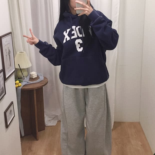 여성 에이치덱스 오버핏후드티 100