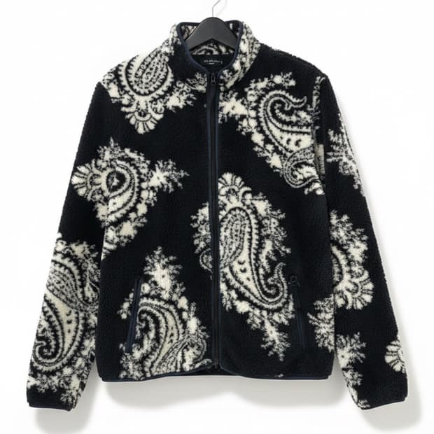 칼하트 WIP 젭슨 스웻 페이즐리 후리스 자켓 (S,새상품)