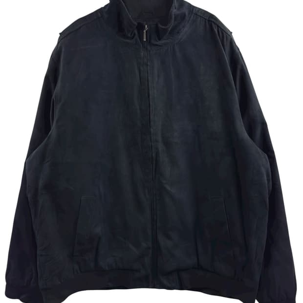 LL BEAN 스웨이드 블루종 자켓1249