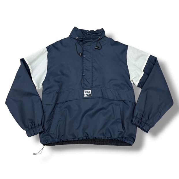 90‘s 나이키 올드스쿨 후드내장 반집업 아노락 