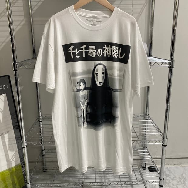 지브리 센과치히로 오피셜 애니메이션 티셔츠