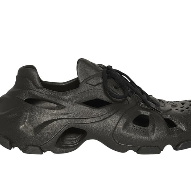 [44] 발렌시아가 HD 레이스업 스니커즈 블랙