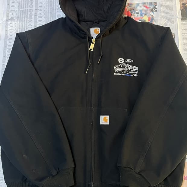 칼하트 후드집업 블랙(XL)