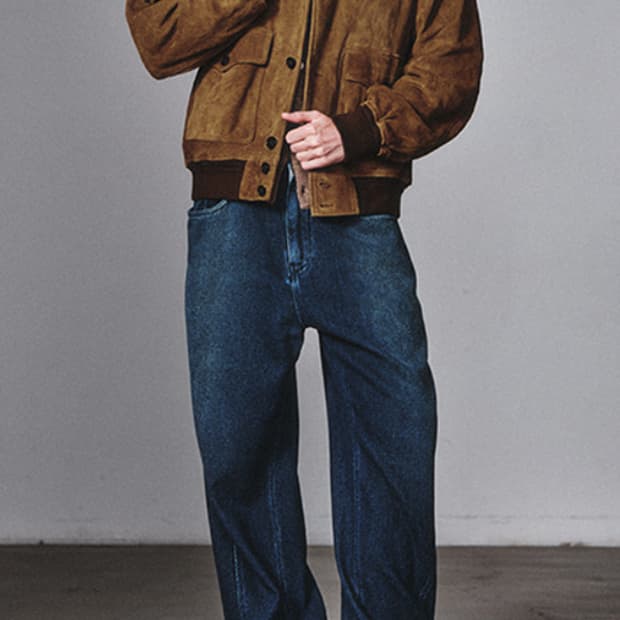 아트이프액트 스웨이드 A-1 자켓