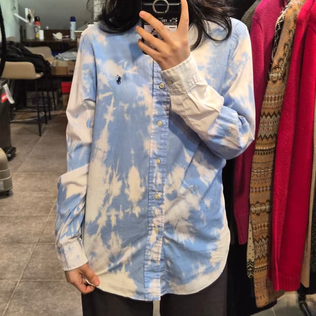 [NO.9] 랄프로렌 타이다이 셔츠 스카이블루