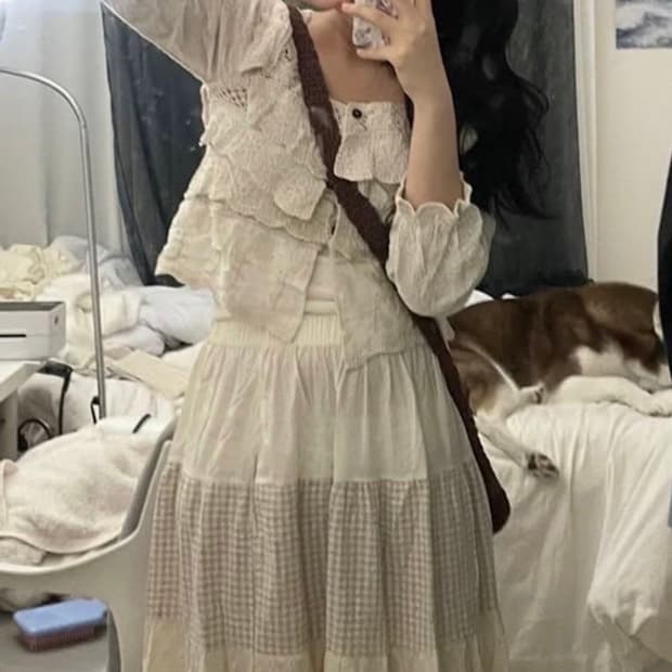 모리걸 빈티지 겨울 코디 랜박 랜덤박스 갸루 달천깔 페어리