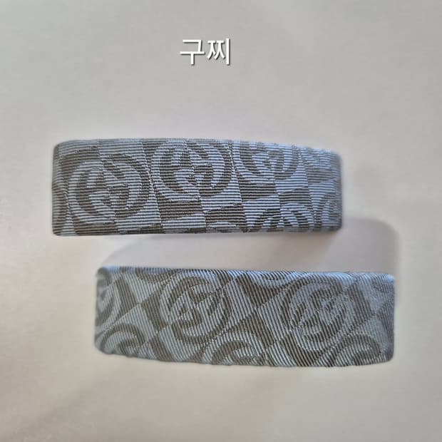 (정품원단)구찌 헤어핀 집게핀 2개