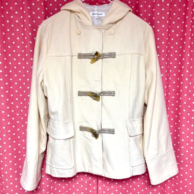 [MARIENE JOBERT] 숏 후드 떡볶이 코트