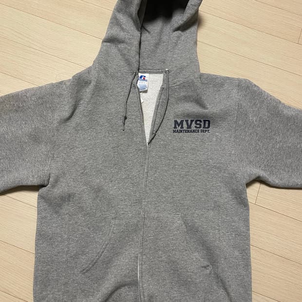 러셀 후드집업 그레이 M