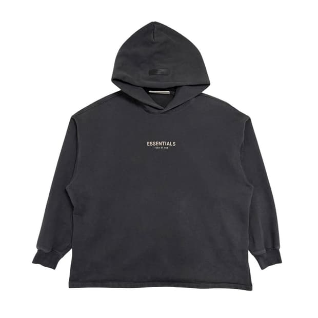 에센셜 후드티 다크그레이