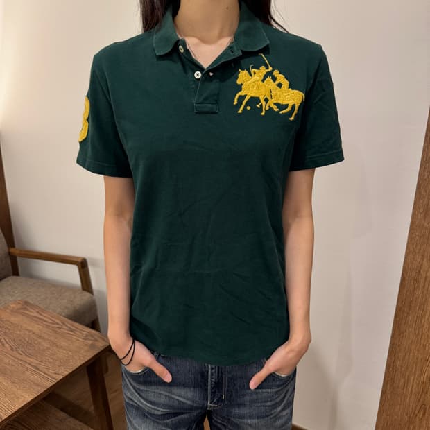 폴로 랄프로렌 빅포니 더블포니 카라티 그린