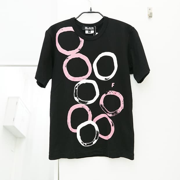 CDG Black Graphic Printing T-Shirt