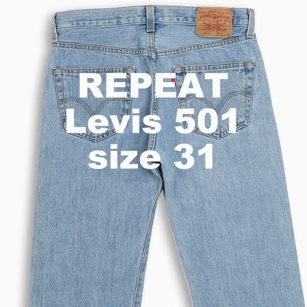 빈티지 리바이스 501 연청 31 인치 LV50132425