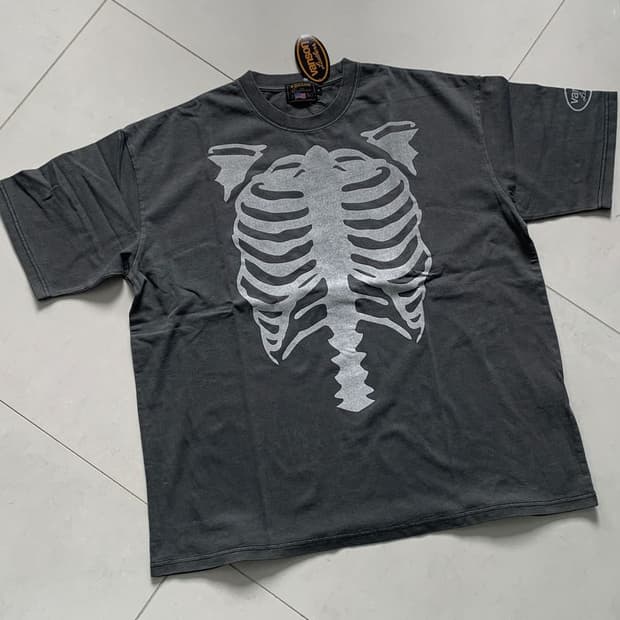 DYED BONE HALF 염색 본 반팔