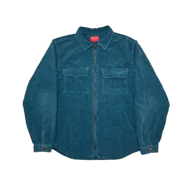 슈프림 코듀로이 포켓 집업 자켓