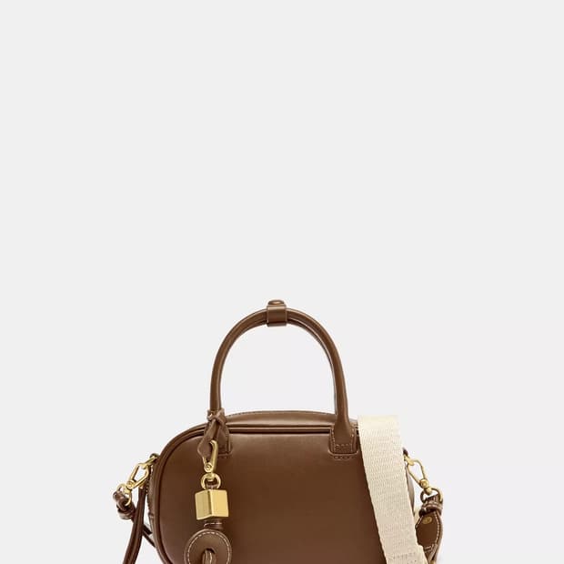 자라 톱스티칭 미니백