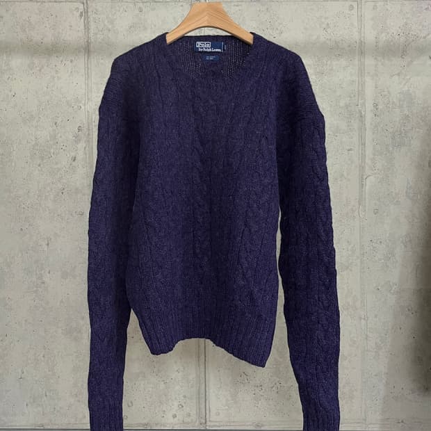 POLO RALPH LAUREN ANGORA KNIT (M)