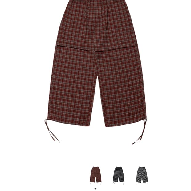MJD X-MAS 파자마 팬츠 레드