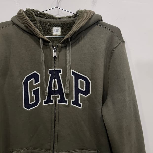 GAP 여성 모헤어 이너후리스 코튼 후드집업