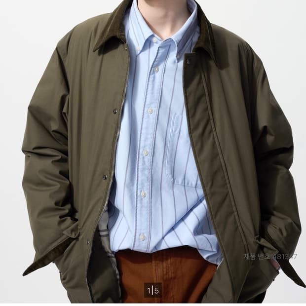 유니클로 퍼프테크 유틸리티 자켓