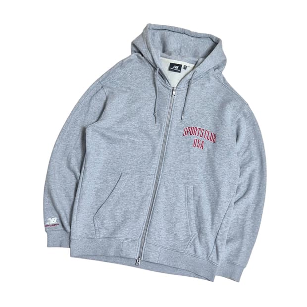 뉴발란스 스포츠클럽 투웨이 후드집업