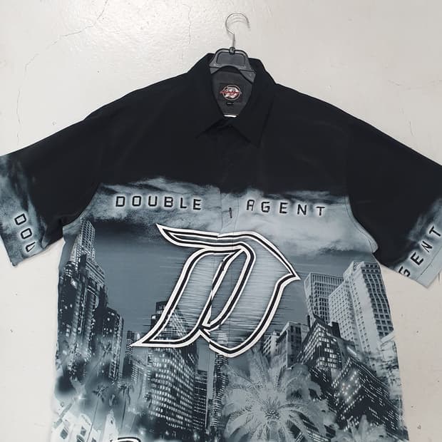 Double Agent 반팔 셔츠 XXL