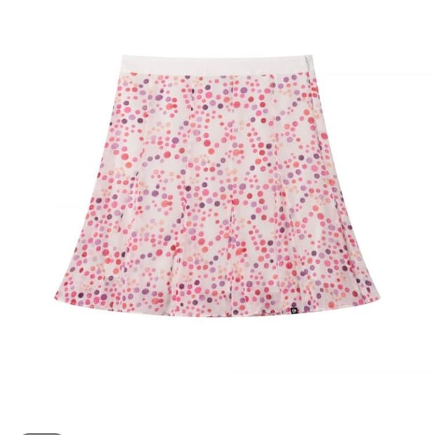 어스지구 VINTAGE CHIFFON MIDI SKIRT (PINK) 