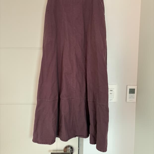 니코앤드 롱 데님 스커트 (퍼플)