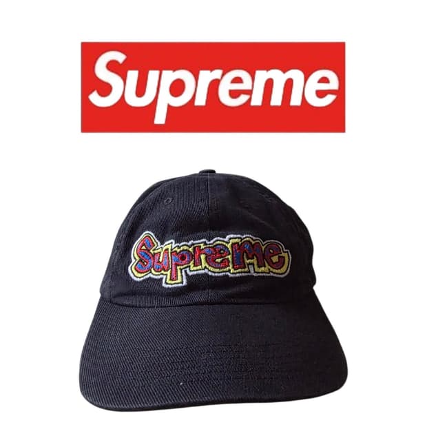 [OS] Supreme logo cap  슈프림 로고 캡 네이비