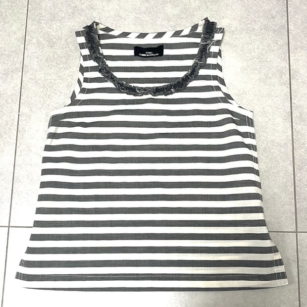 COMME des Garcons stripe sleeveless