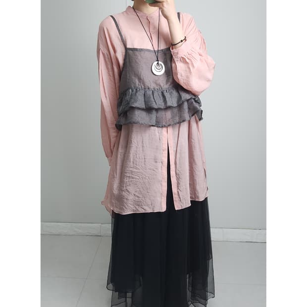 프릴 쉬어 뷔스티에