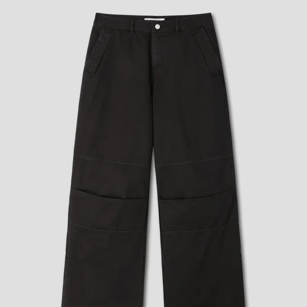 VERN WASHED PANTS (BLACK