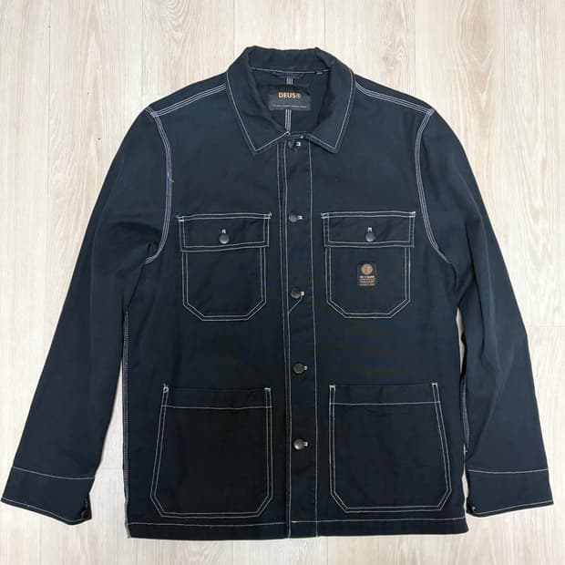 데우스 엑스 마키나 블랙 워크 자켓 L