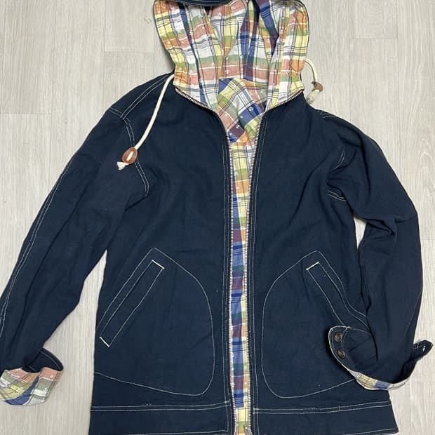 빈티지 셔츠 자켓 후드집업