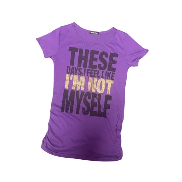 Punk style purple t-shirt